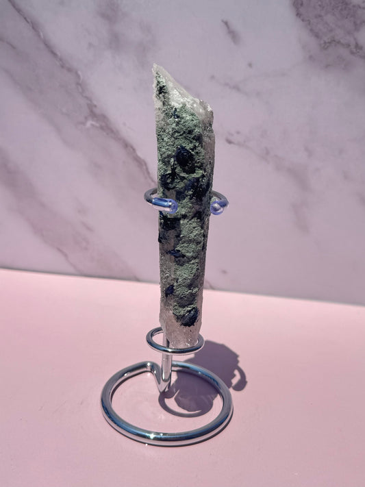 Inner Mongolian Candle Quartz with Specularite - Item A