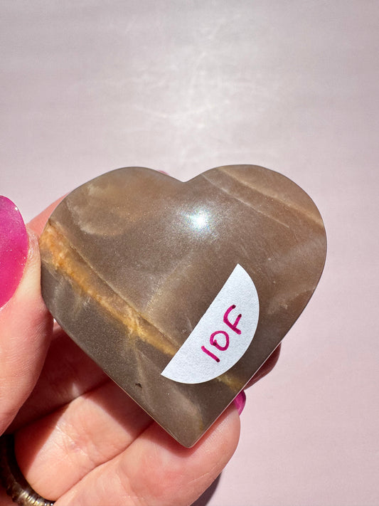 Sunstone Heart Carving - Item F