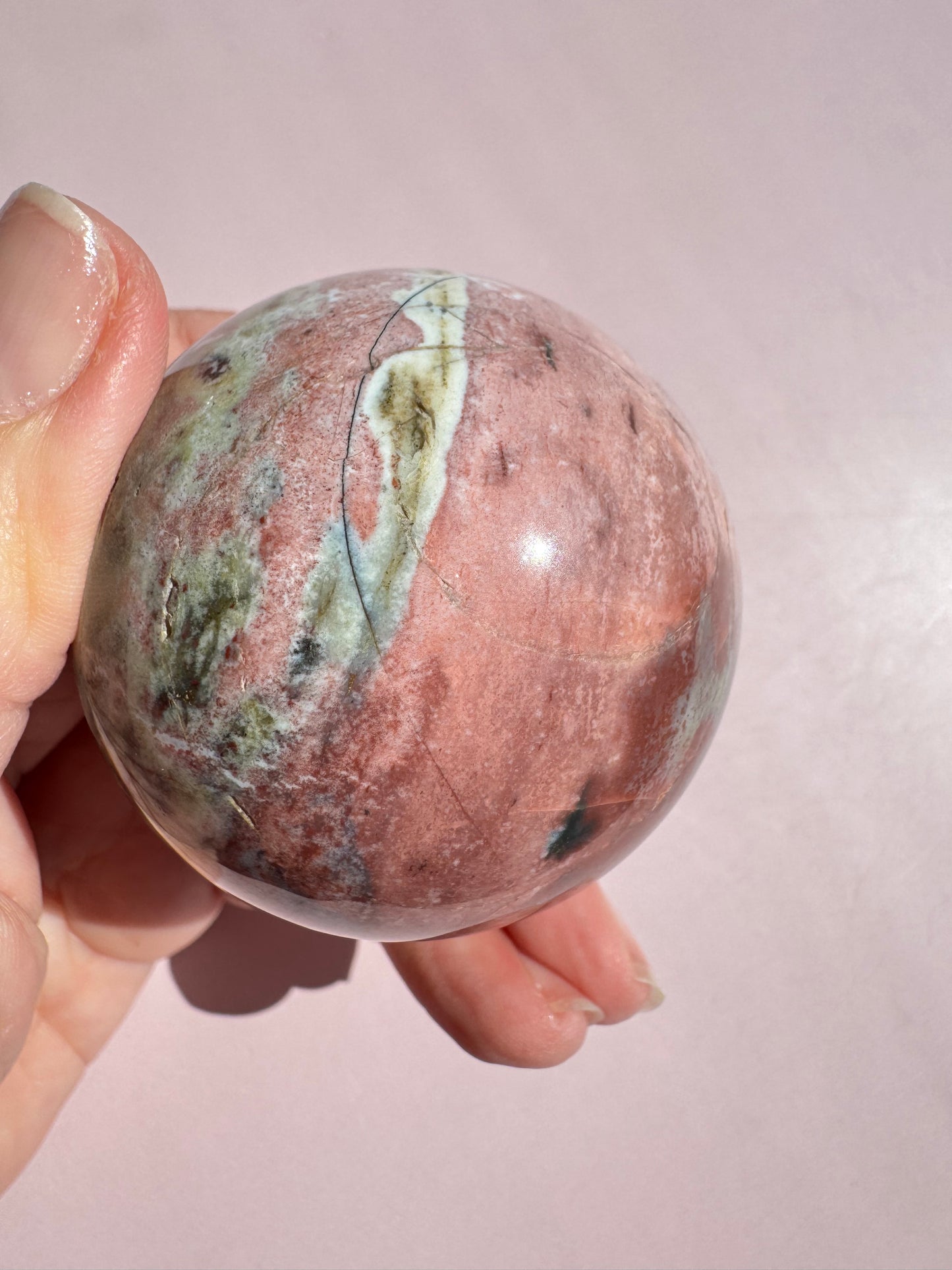 Unicorn Jasper Sphere - from India (Item F)