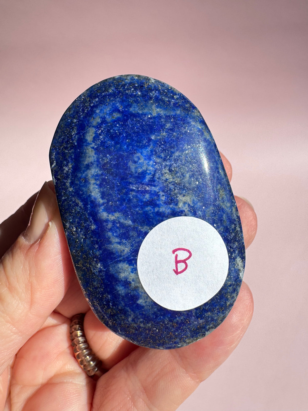 Lapis Lazuli Palm Stone - Item B
