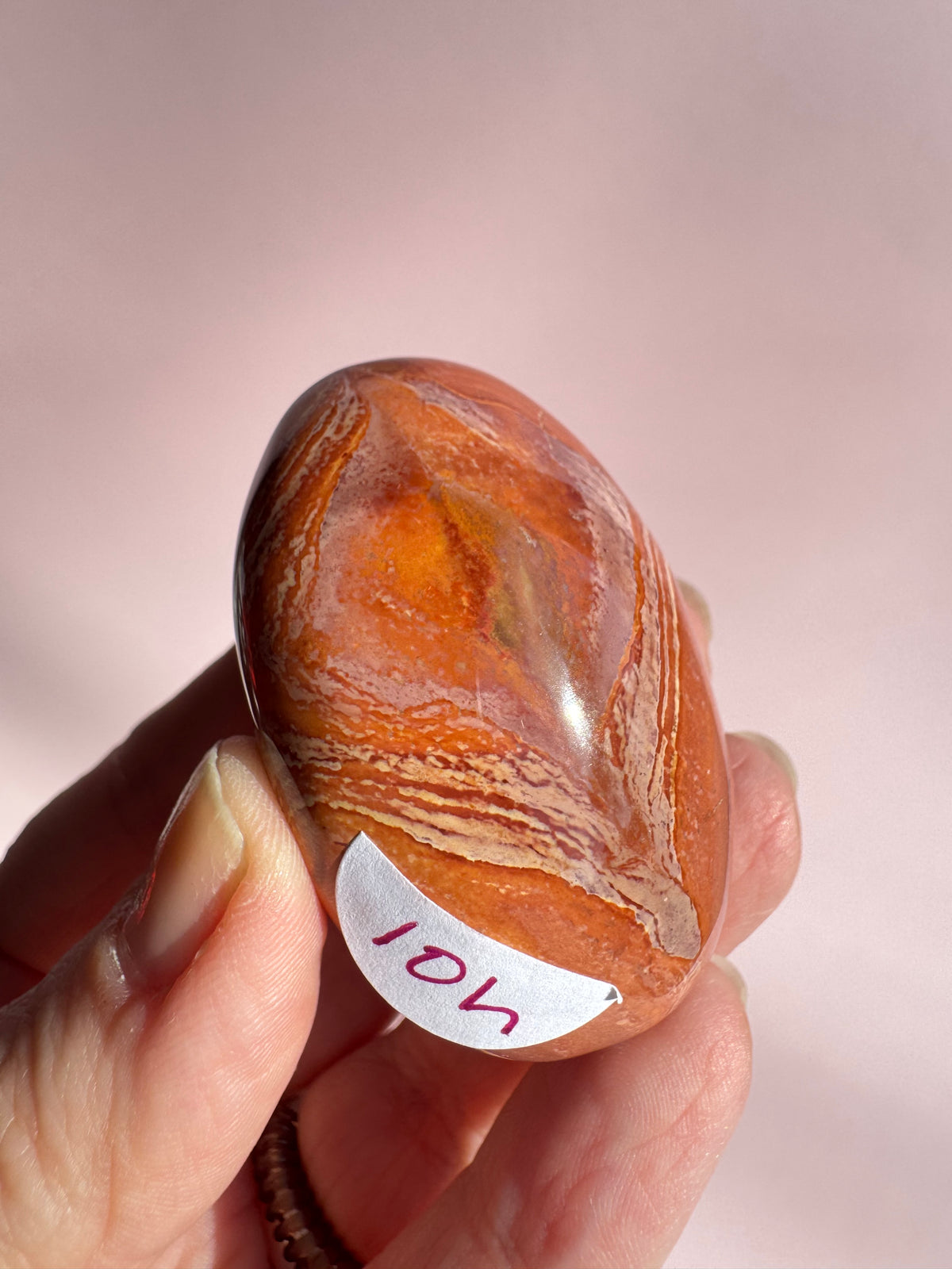 Polychrome Jasper Palm Stone - Item H