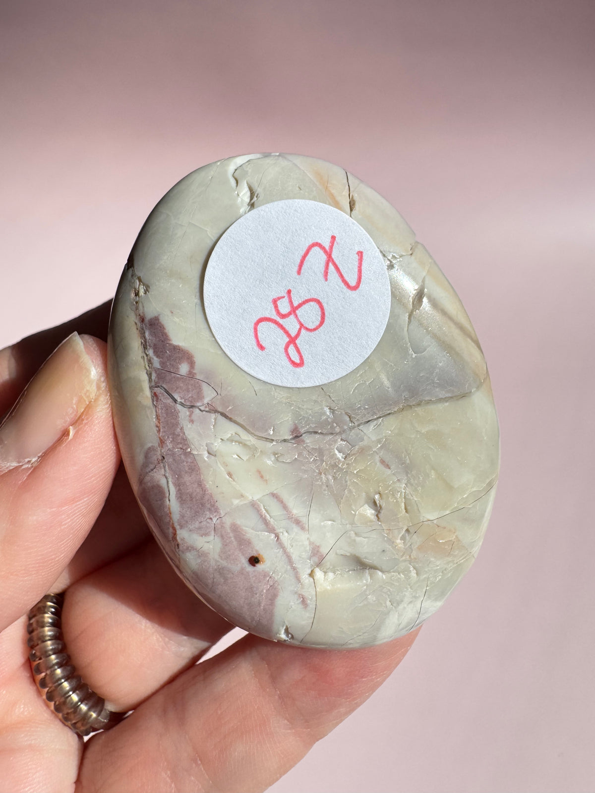Hyacinth Jasper Palm Stone from Utah - ITEM Z