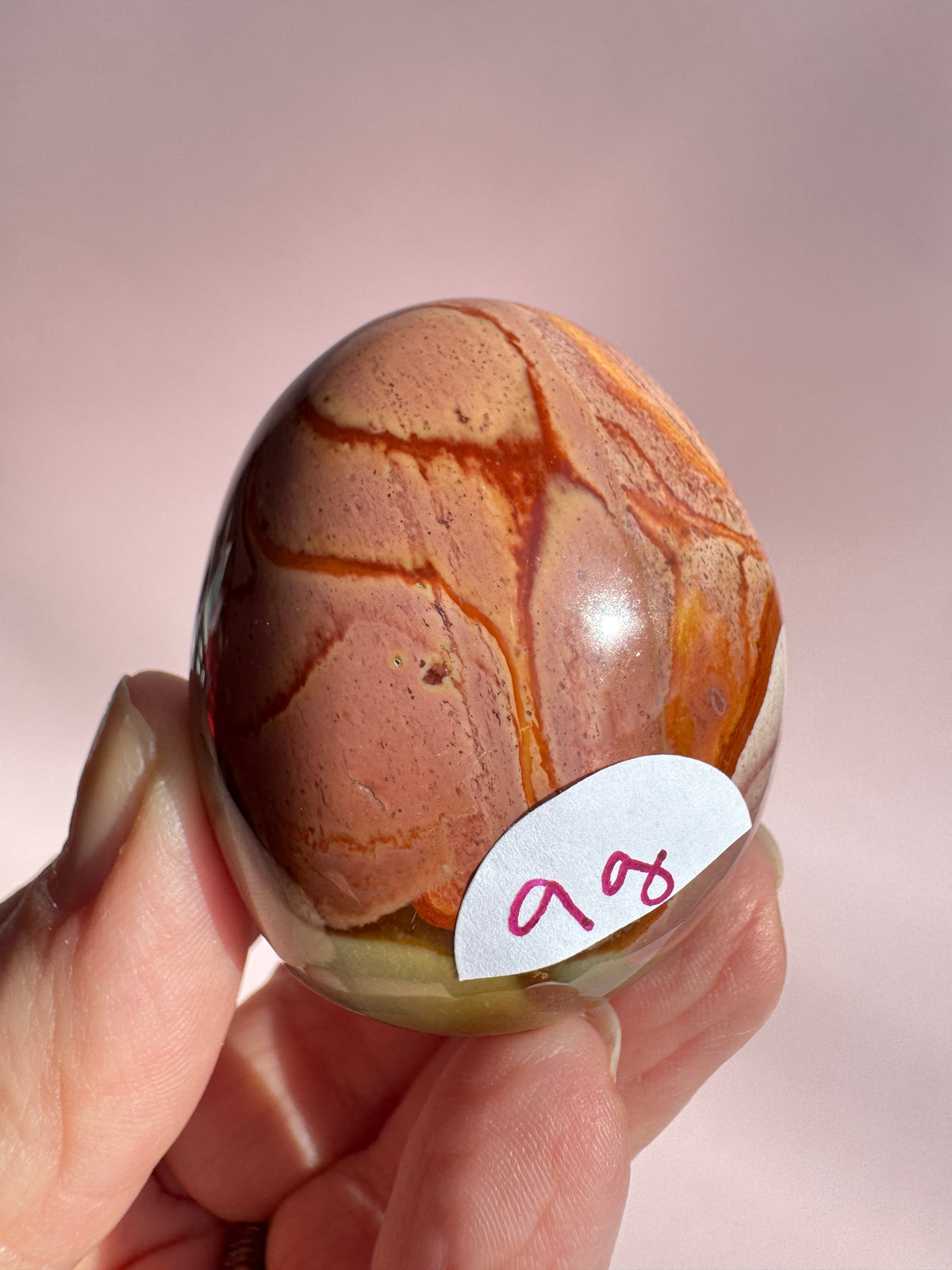 Polychrome Jasper Palm Stone - Item G