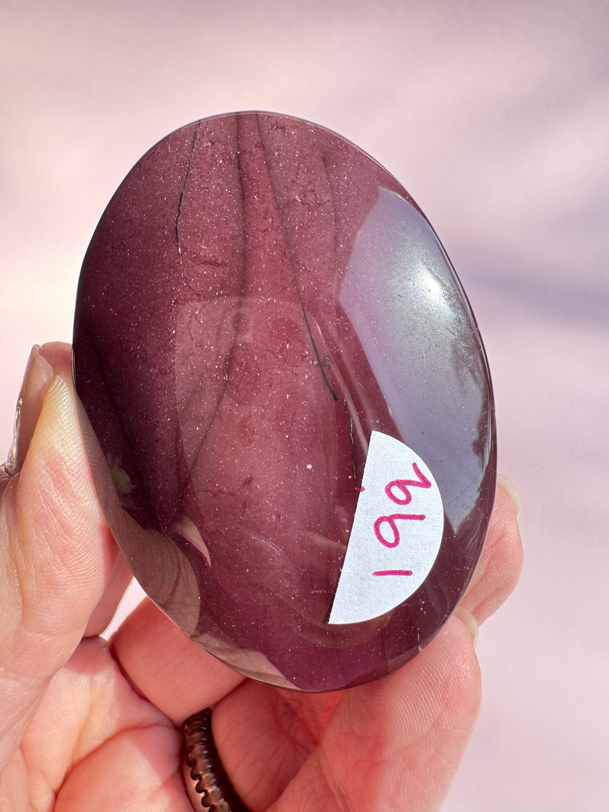 Mookaite Palm Stone - Item Q