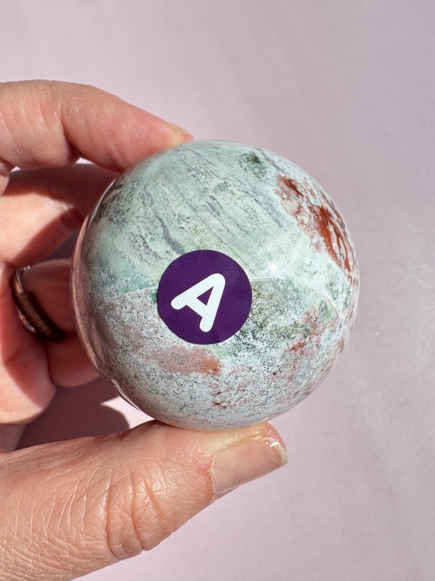 Unicorn Jasper Sphere - from India (Item A)