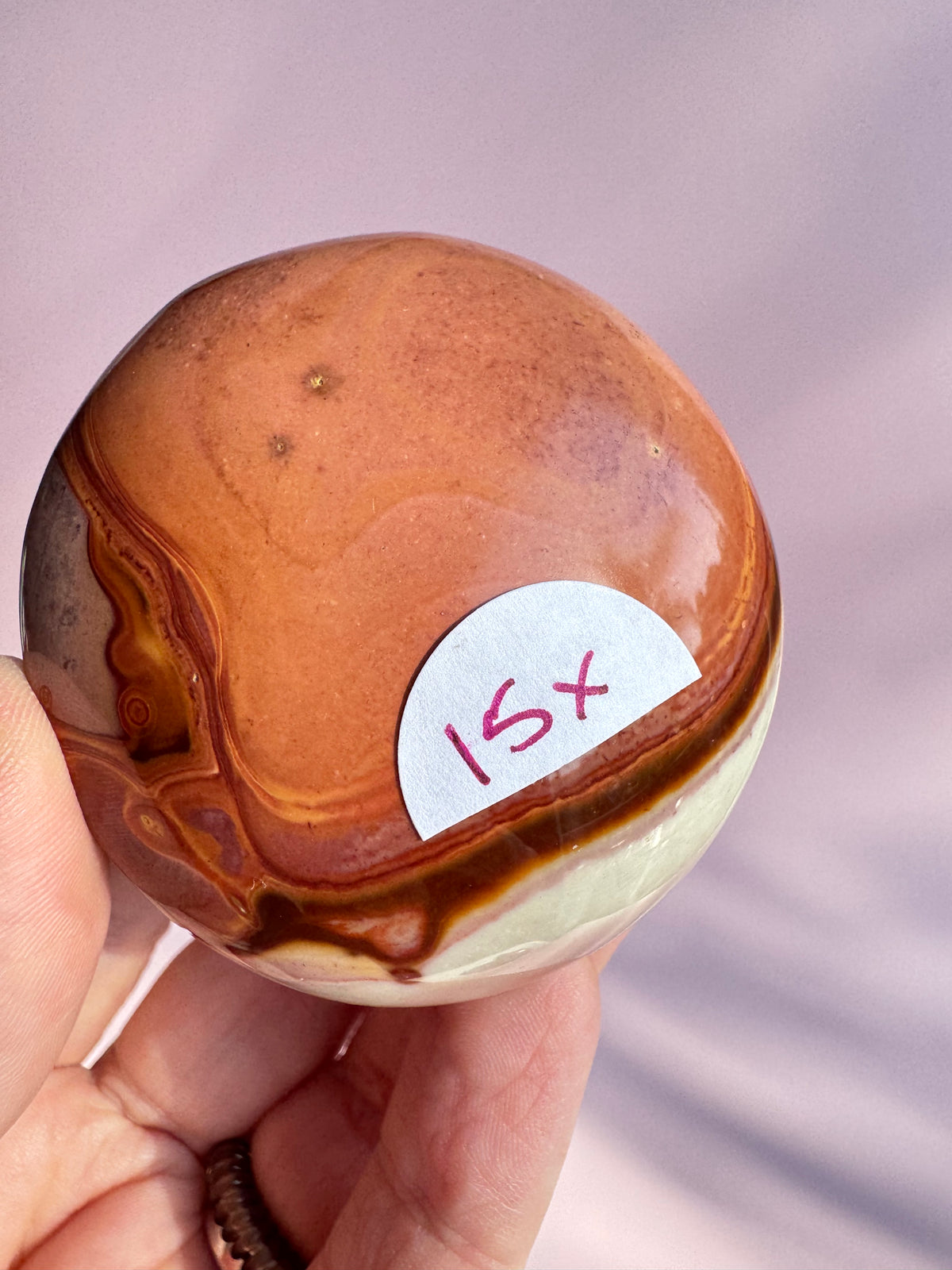 Polychrome Jasper Palm Stone - Item X