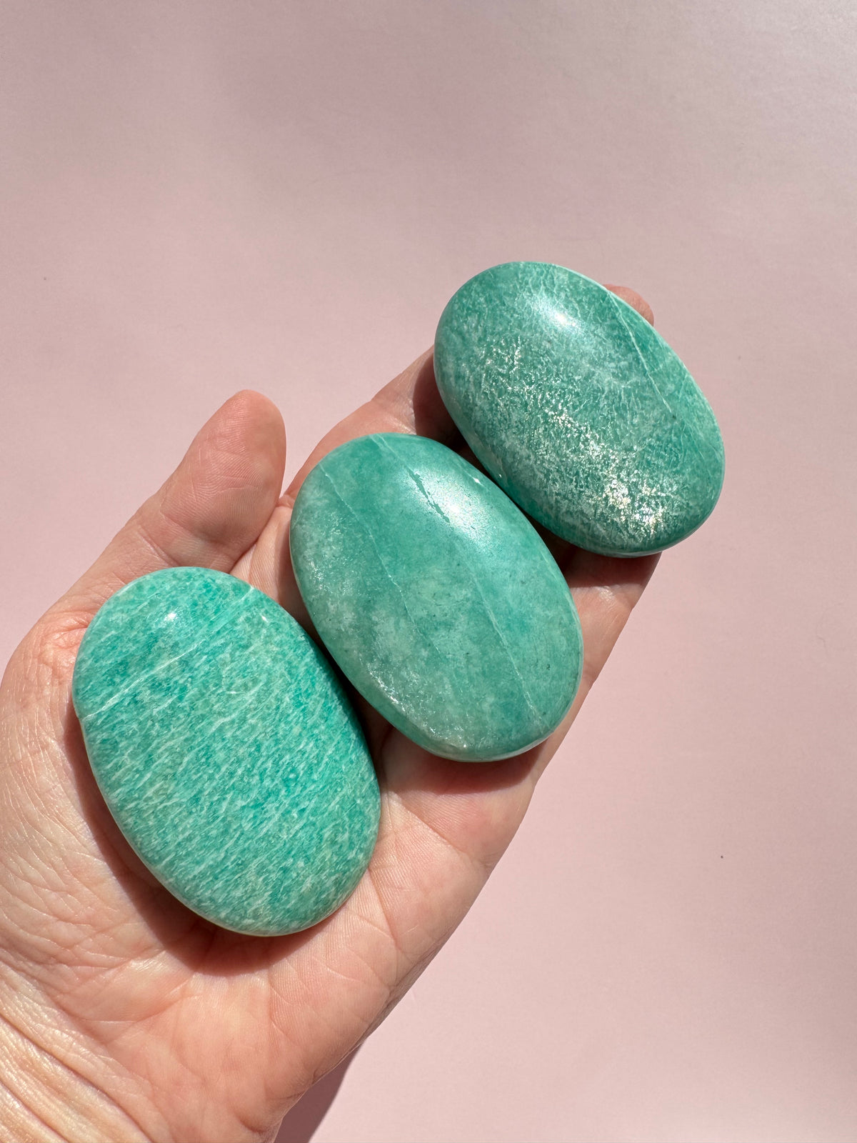 Amazonite Palm Stone