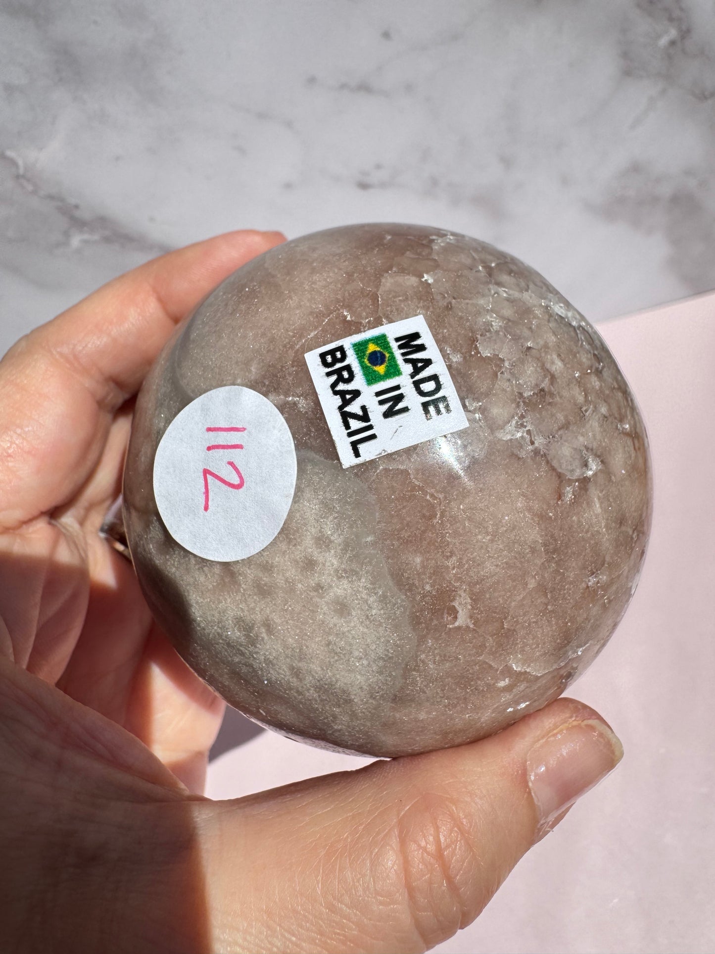 Pink Amethyst Sphere