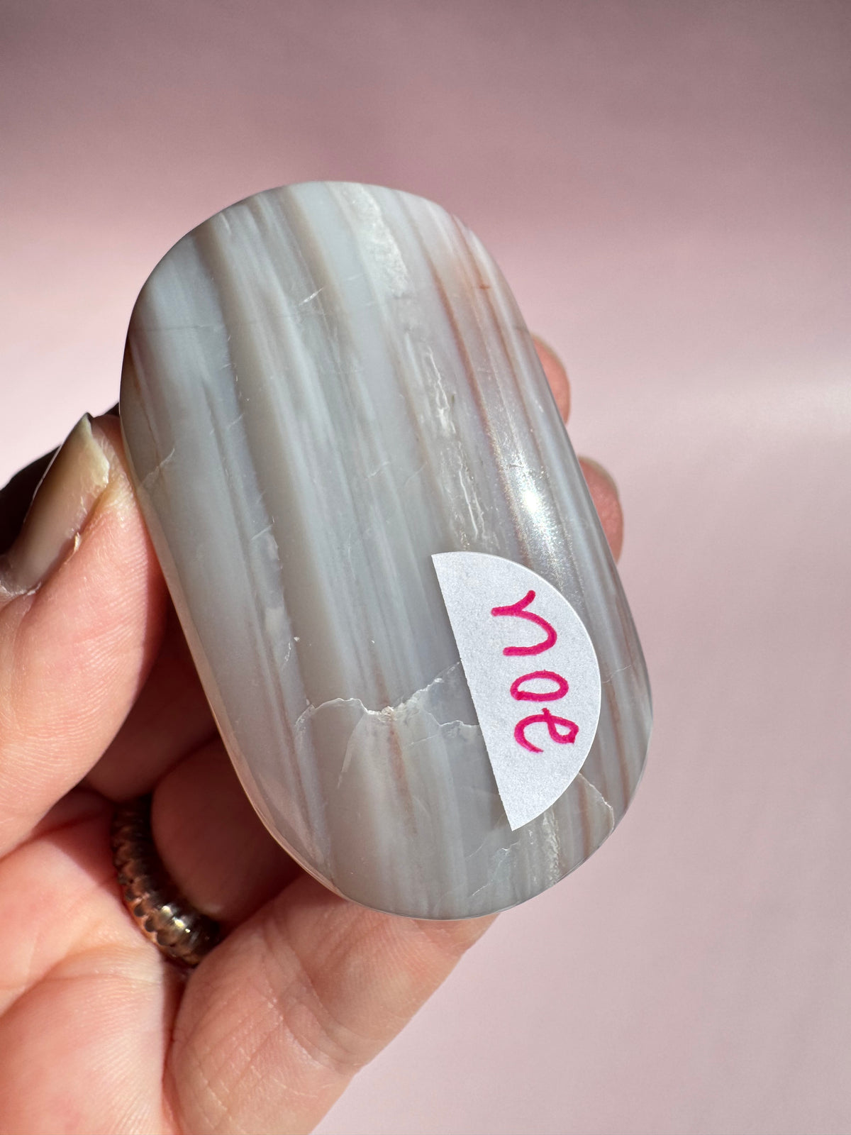 Carnelian Palm Stone - Item U