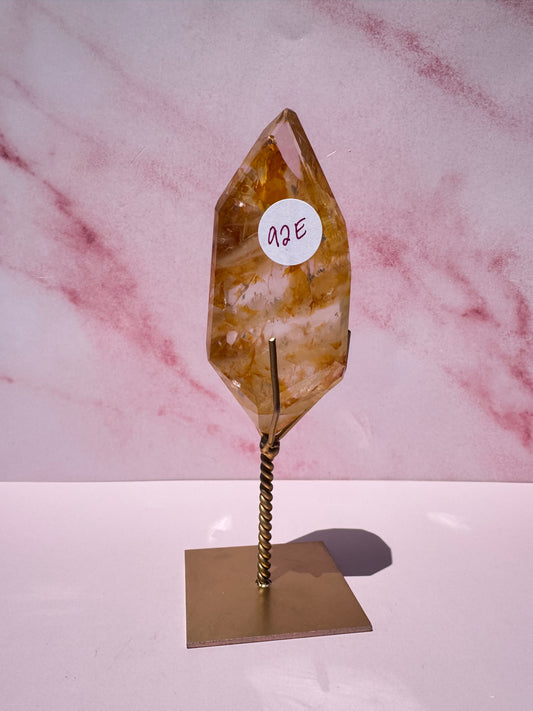 Golden Healer Quartz Freeform on Stand - Item E