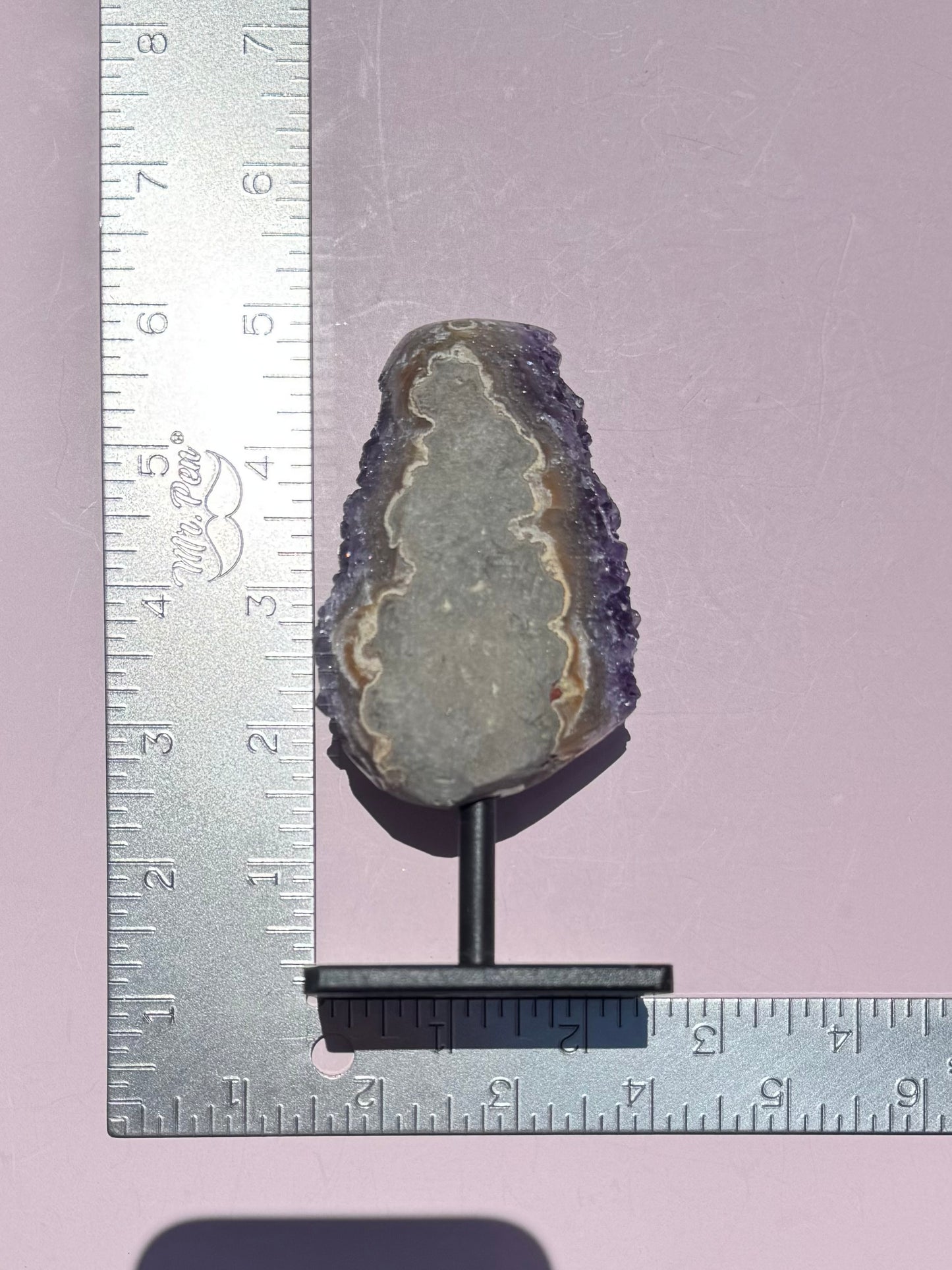 Amethyst Geode on Stand, from Brazil - Item A