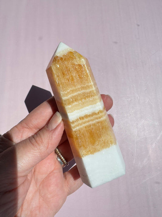 Orange Calcite Tower - Item D