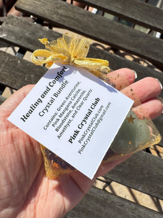 Healing and Comfort Crystal Bundle - Crystal Gifts