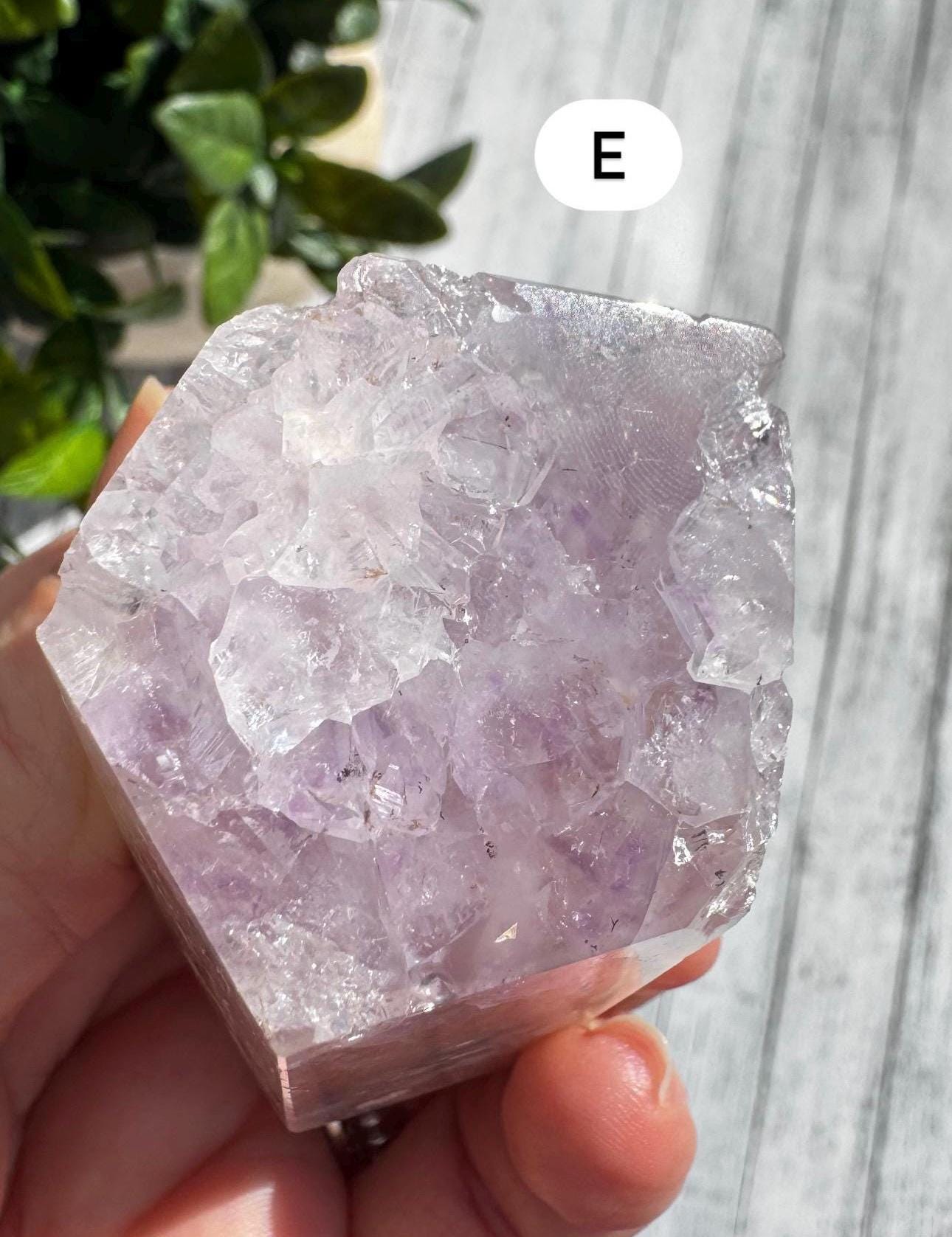 Flower Agate and Pink Amethyst Freeforms - Set 2