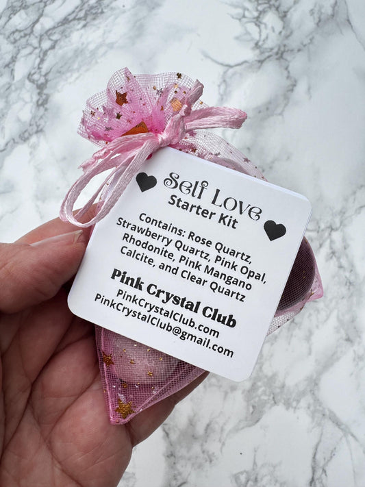 Crystal Bundle - "Self Love Starter Kit" - Crystal Set to Help with Love and Compassion