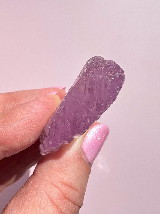 Natural Lavender Kunzite (Spodumene) from Afghanistan (2.4")