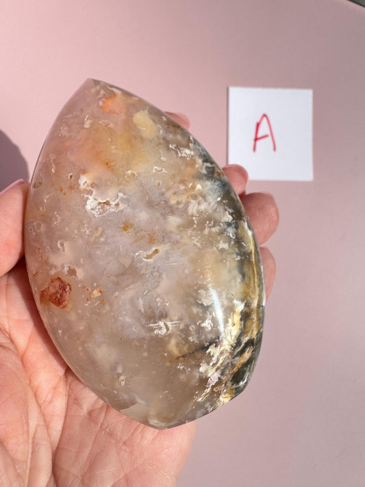 Rainbow Agate Plume Flame Freeform from Indonesia; YOU CHOOSE - Crystal for Home Decor