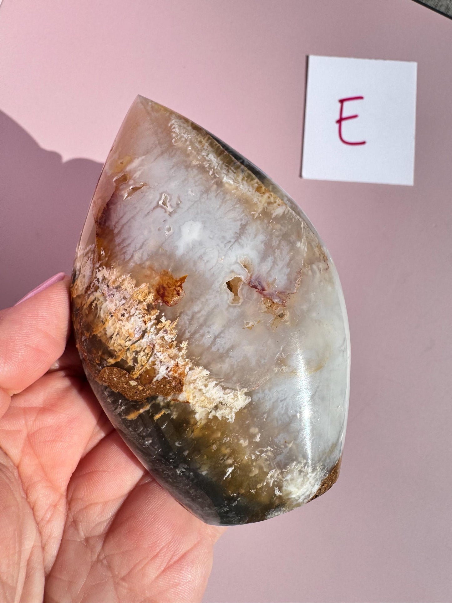 Rainbow Agate Plume Flame Freeform from Indonesia; YOU CHOOSE - Crystal for Home Decor