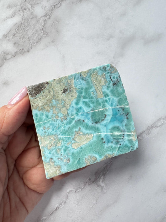 Small Larimar Slab (2.5")