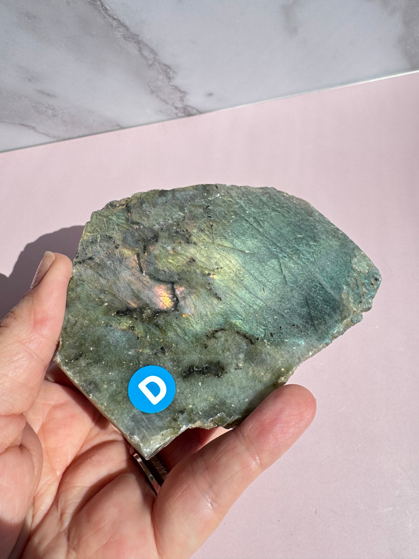 Labradorite Semi-Polished Slab - Item D