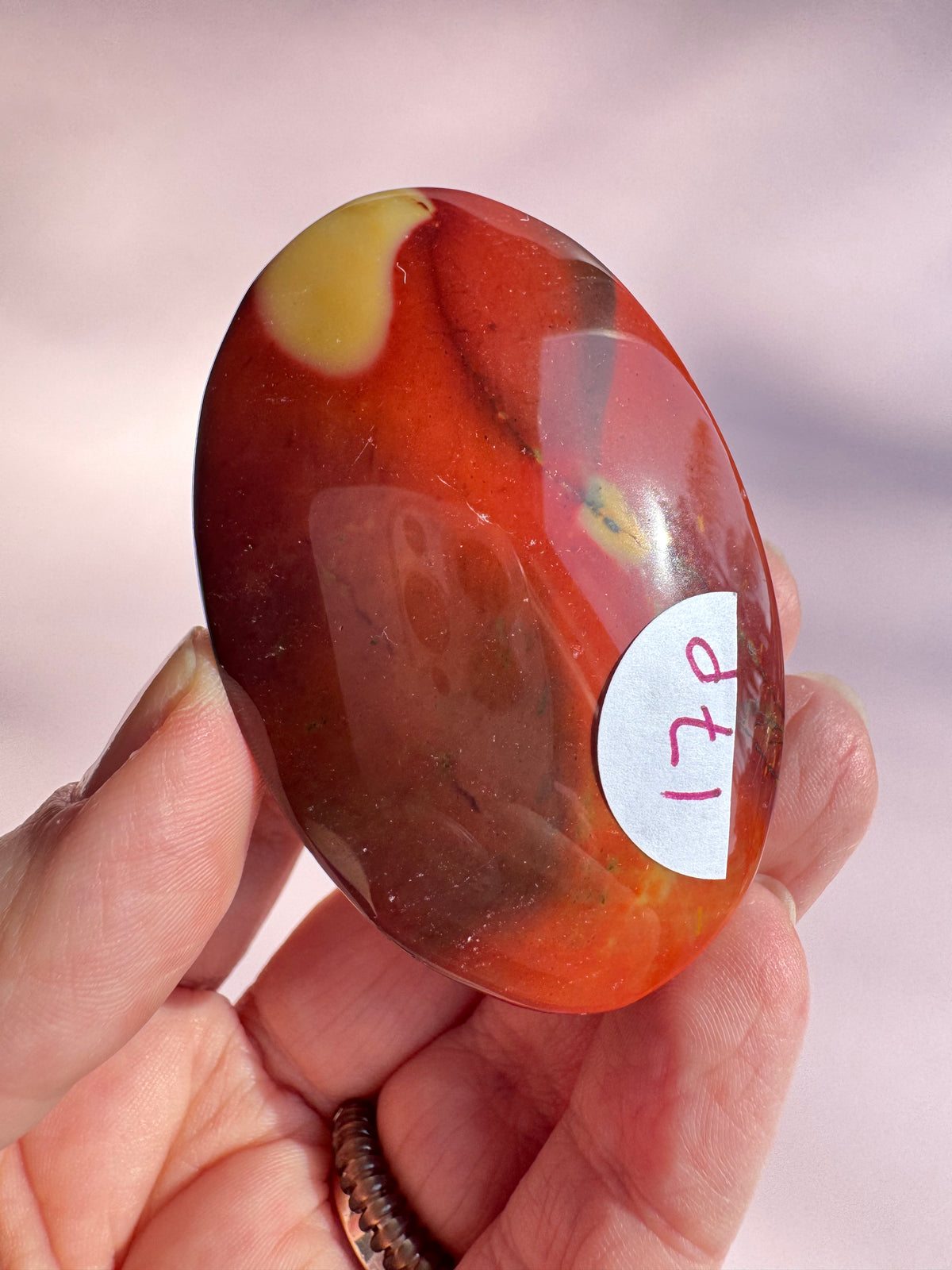 Mookaite Palm Stone - Item P