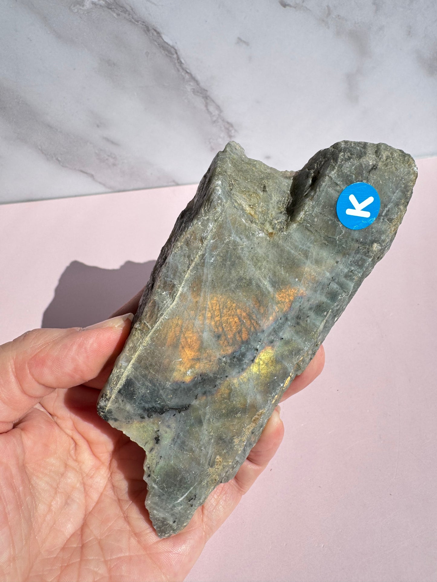 Labradorite Semi-Polished Slab - Item K