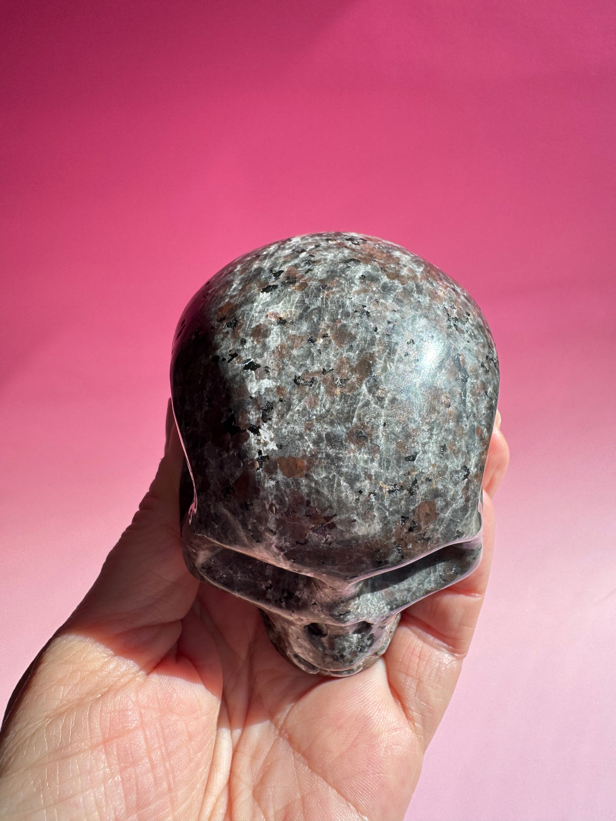 Yooperlite Skull Carving