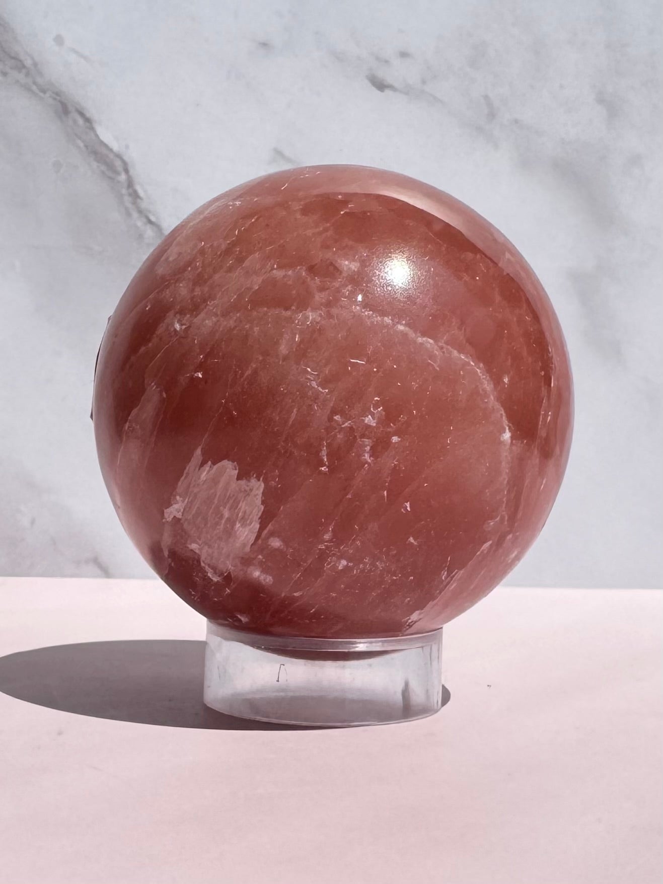 Rose Calcite Sphere