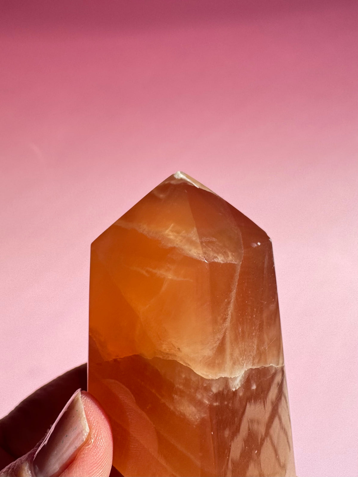 Honey Calcite Tower - ITEM B
