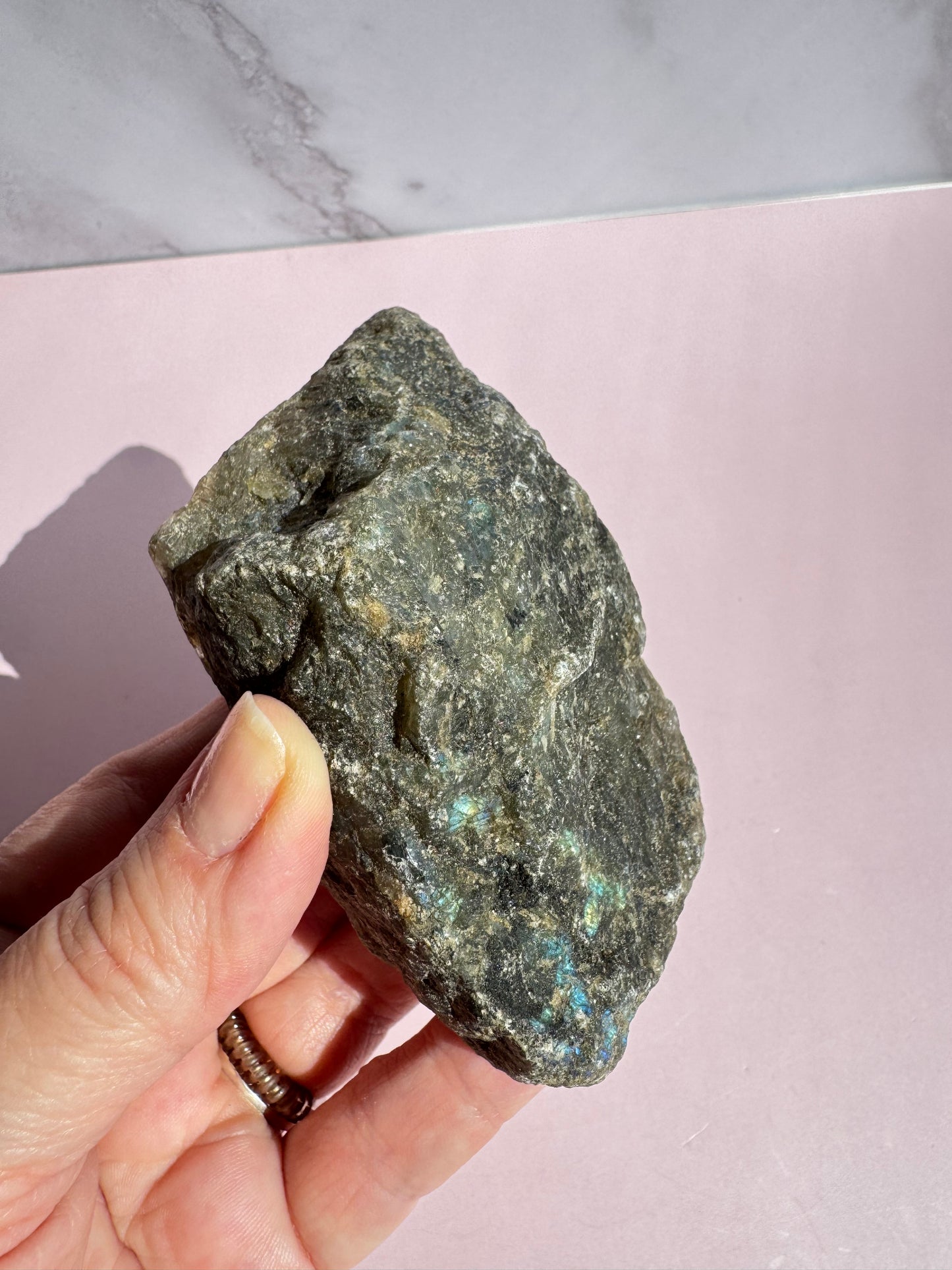 Labradorite Semi-Polished Slab - Item B