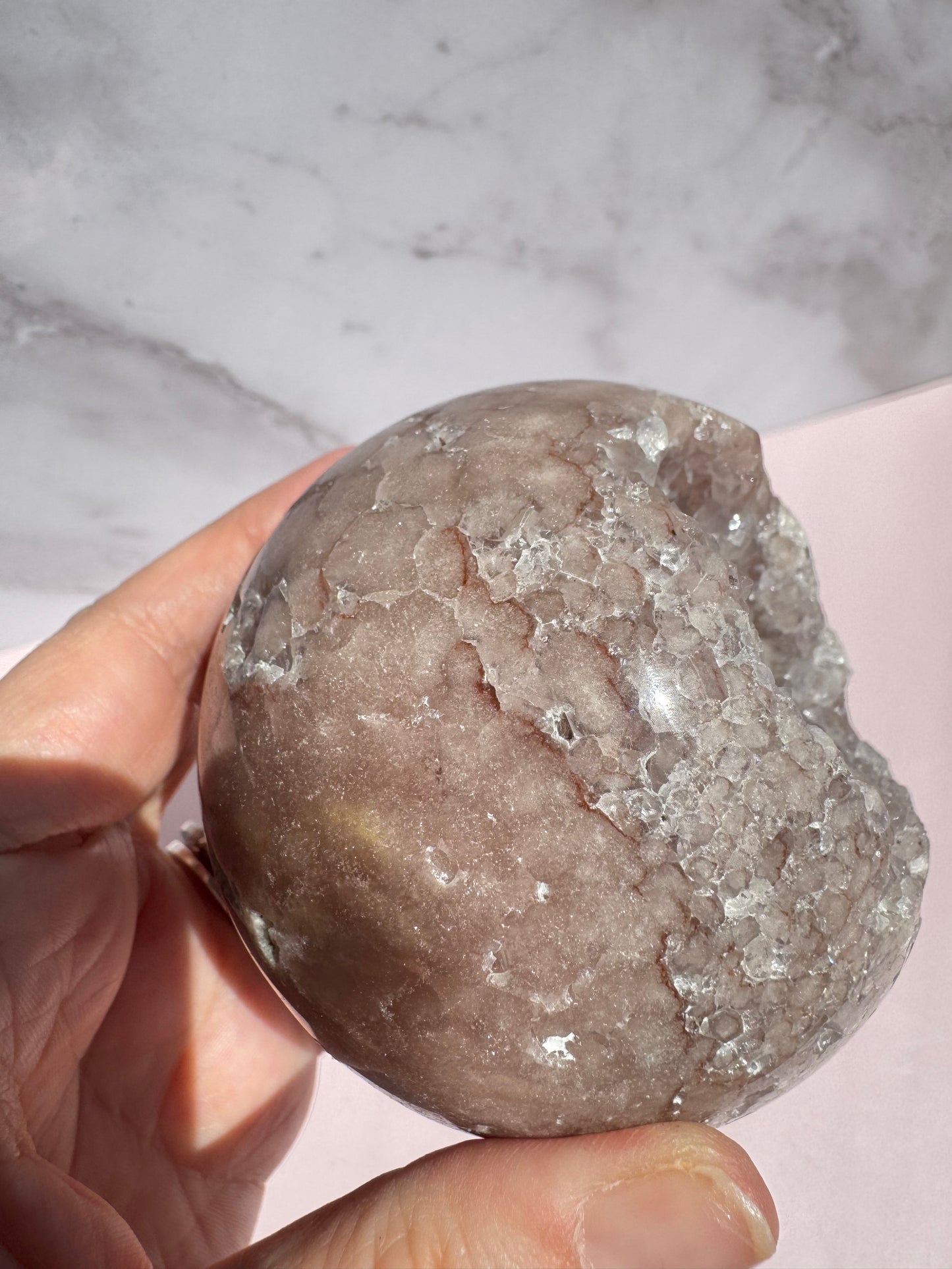 Pink Amethyst Sphere