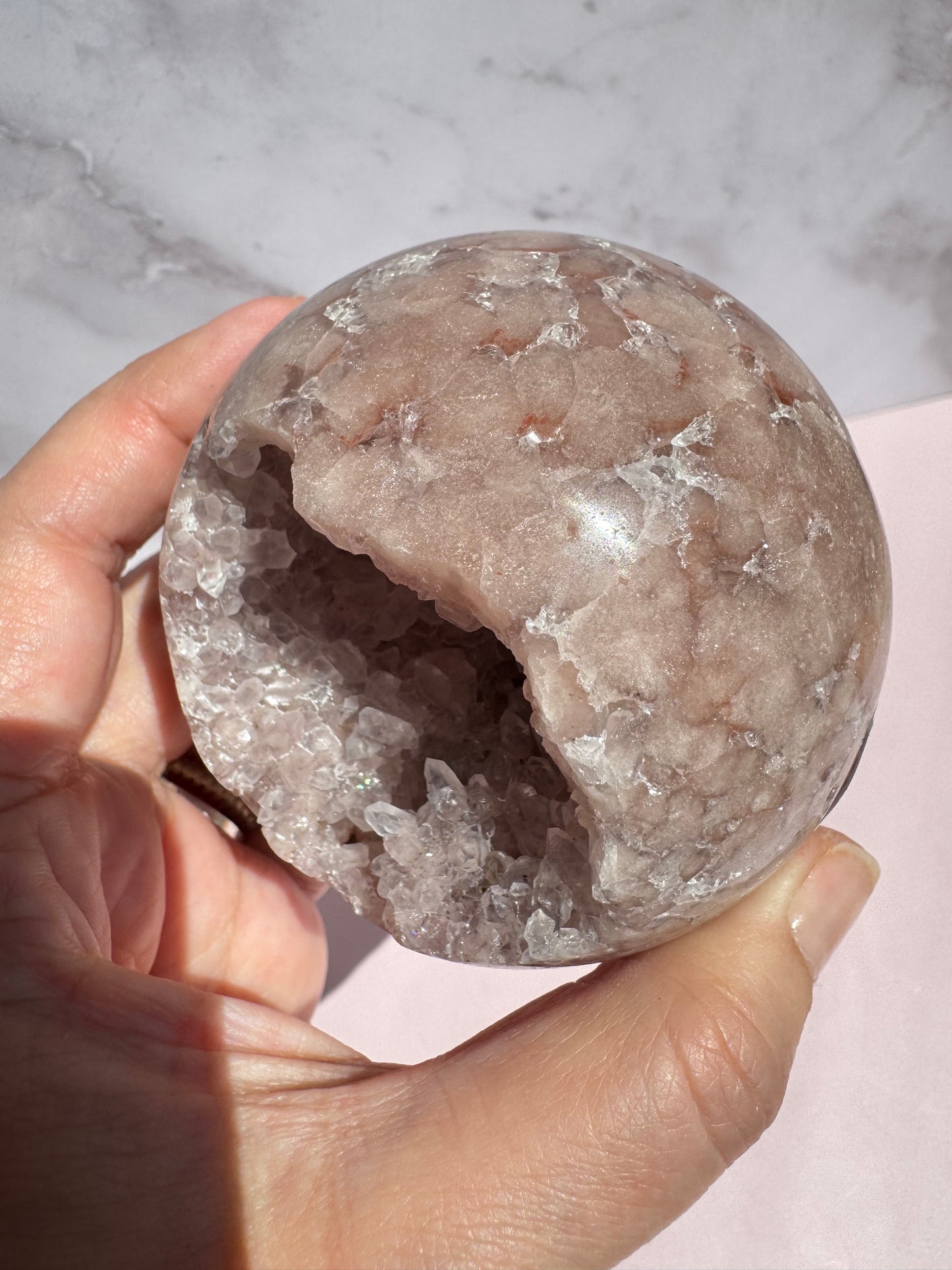 Pink Amethyst Sphere