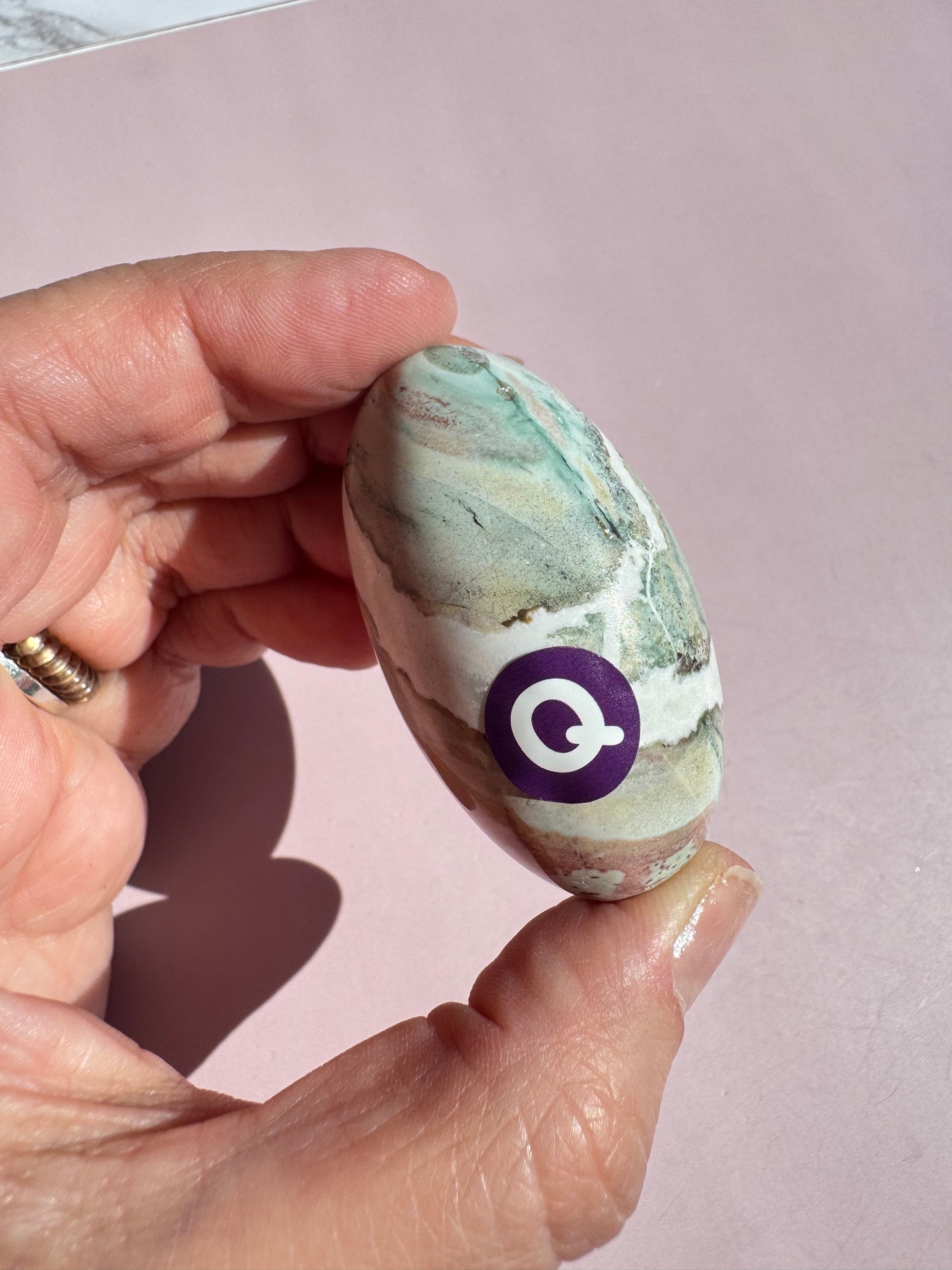 Unicorn Jasper Lingam - from India (Item Q)