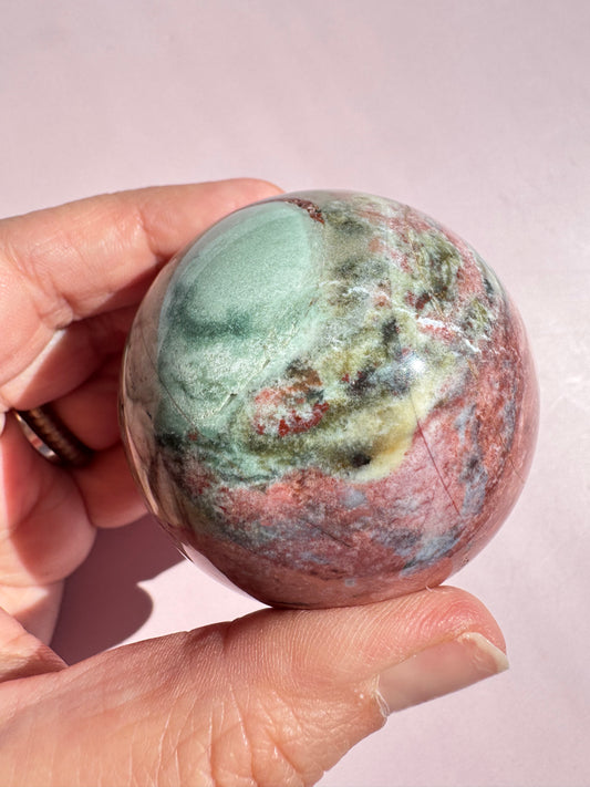 Unicorn Jasper Sphere - from India (Item F)