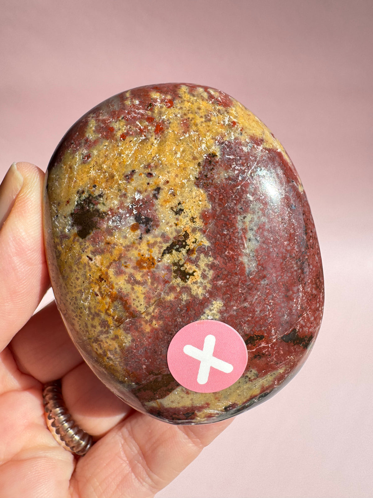 Unicorn Jasper Palm Stone - Item X