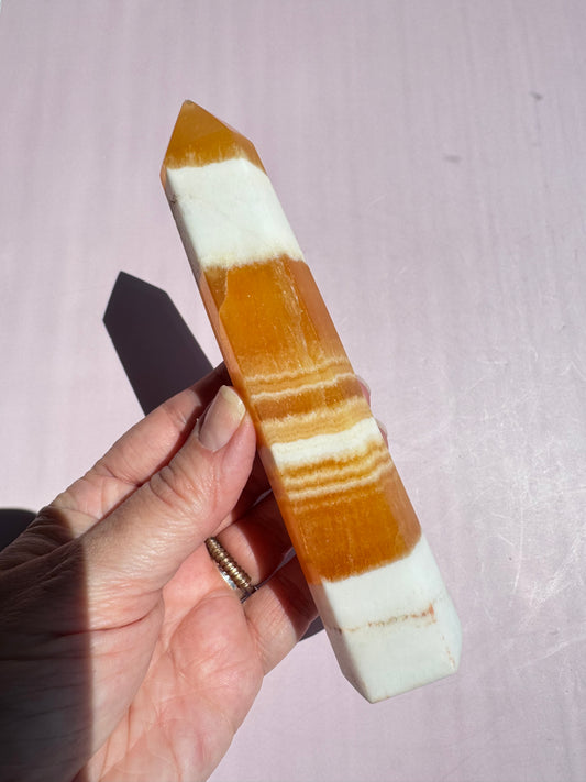 Orange Calcite Tower - Item E