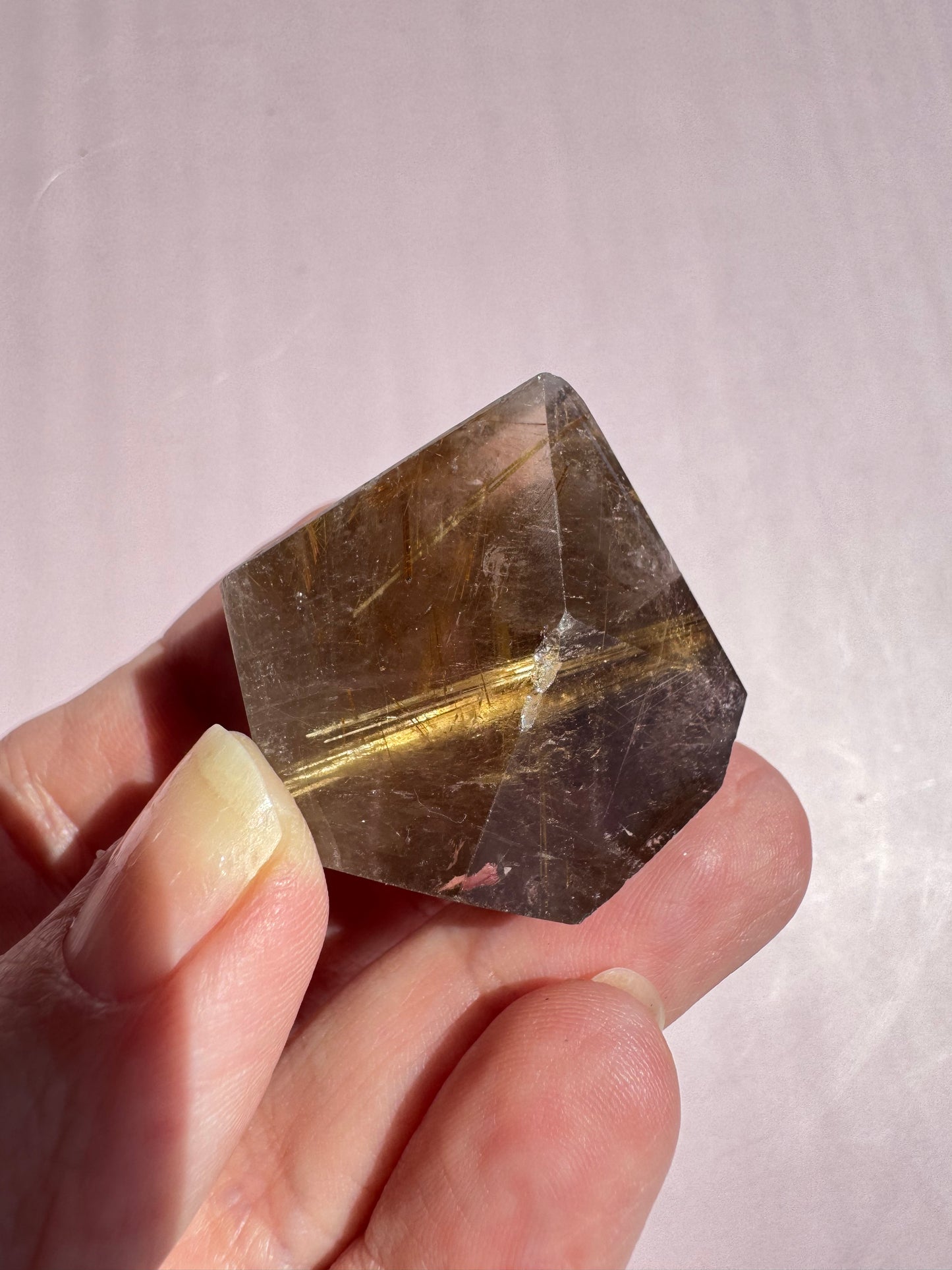 Golden Rutile Quartz Freeform - Item B