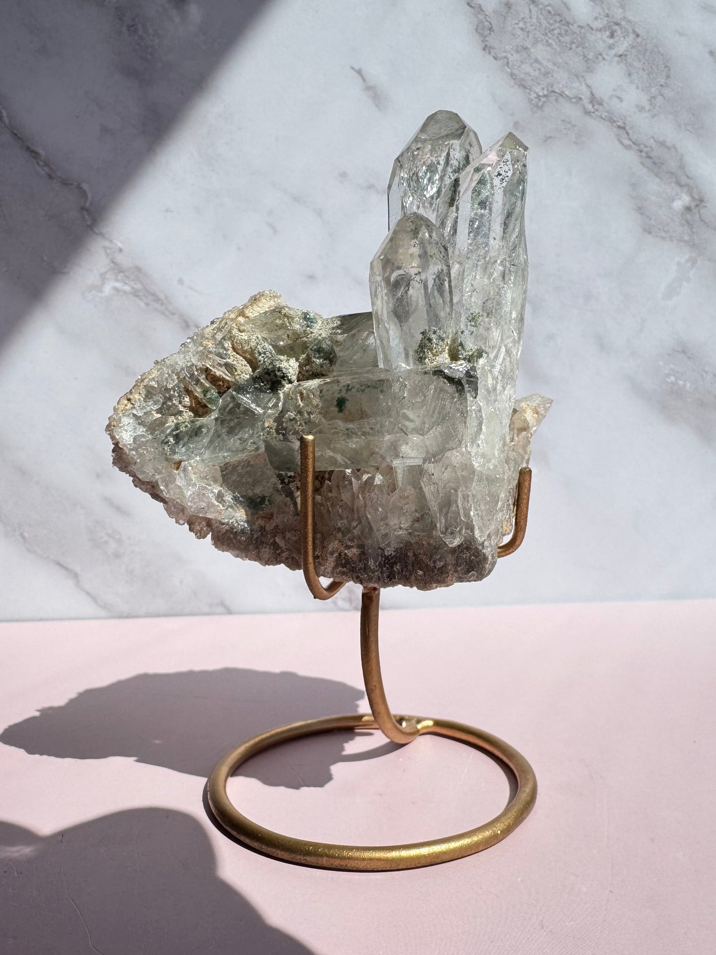 Garden Quartz Raw Cluster from Brazil