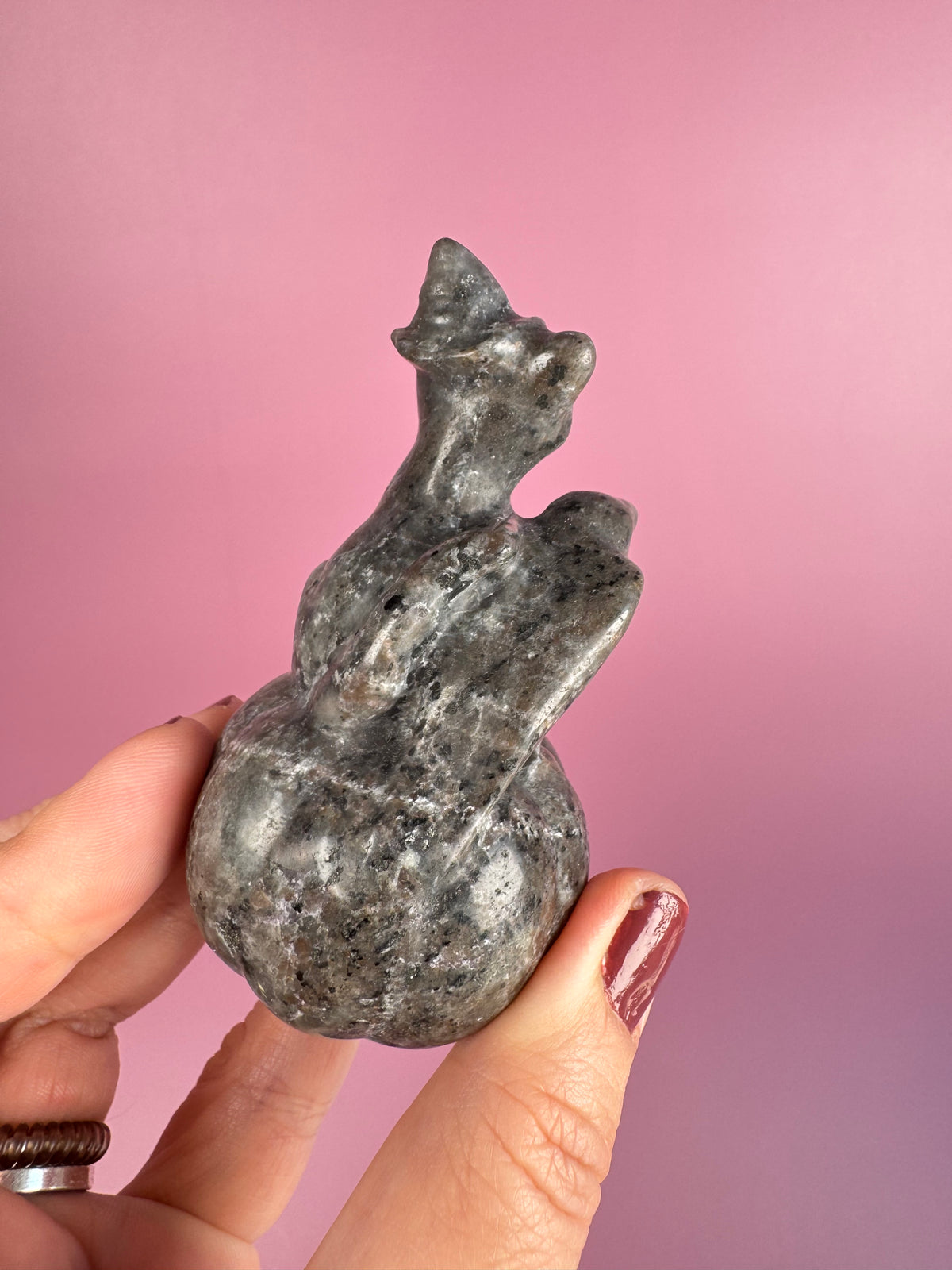 Yooperlite Halloween Cat and Crow Carving