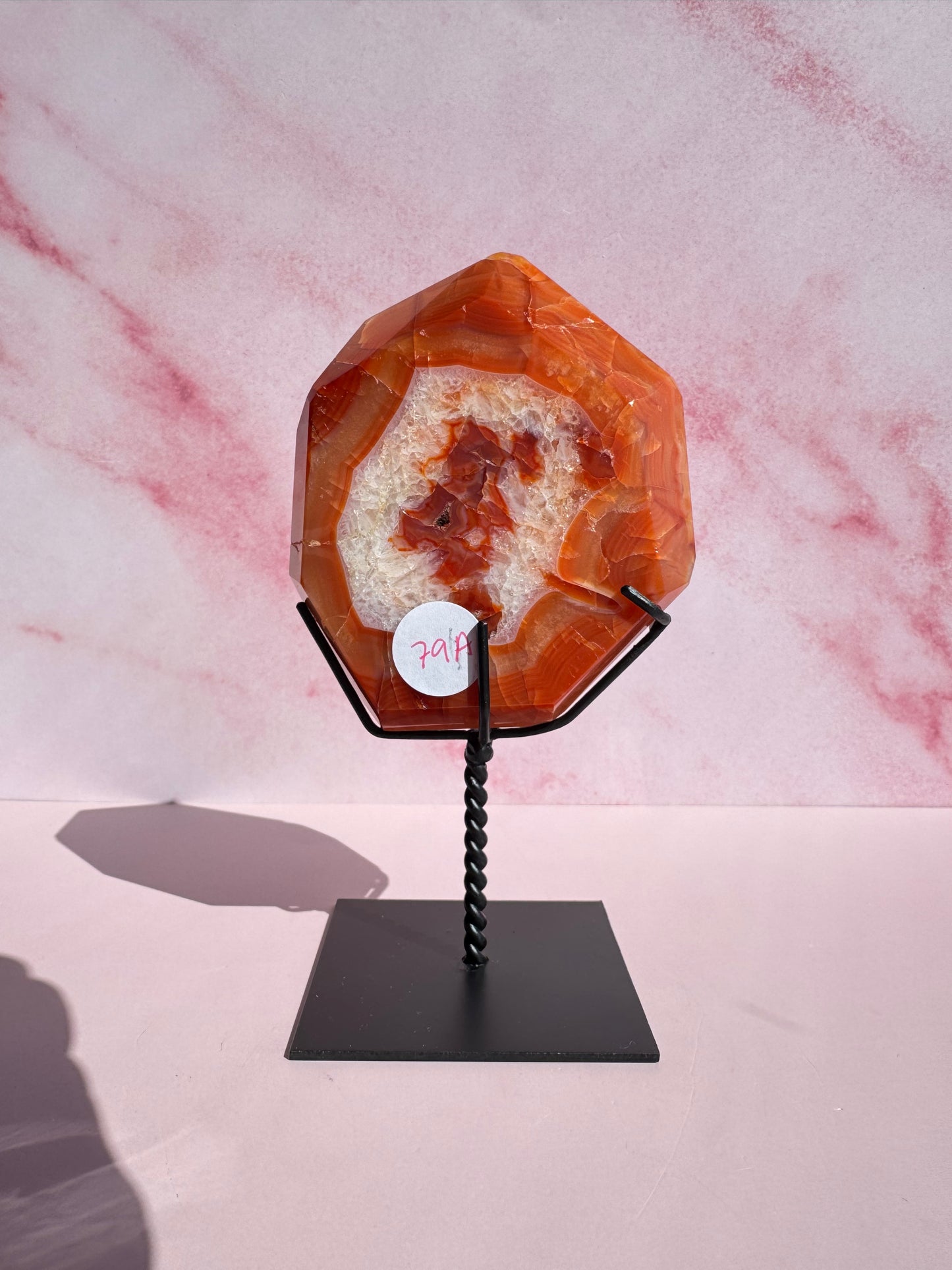 Carnelian Freeform on Stand - Item A