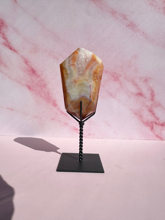 Carnelian Freeform on Stand - Item C