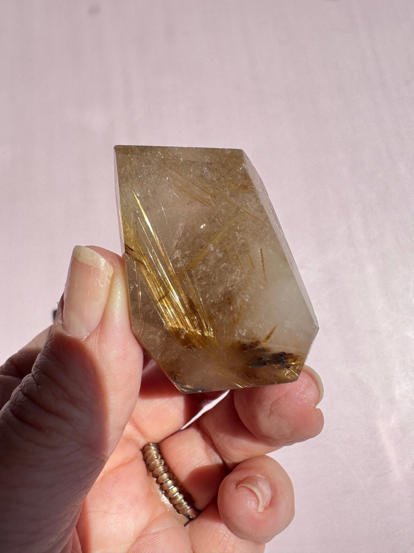 Golden Rutile Quartz Freeform - Item F