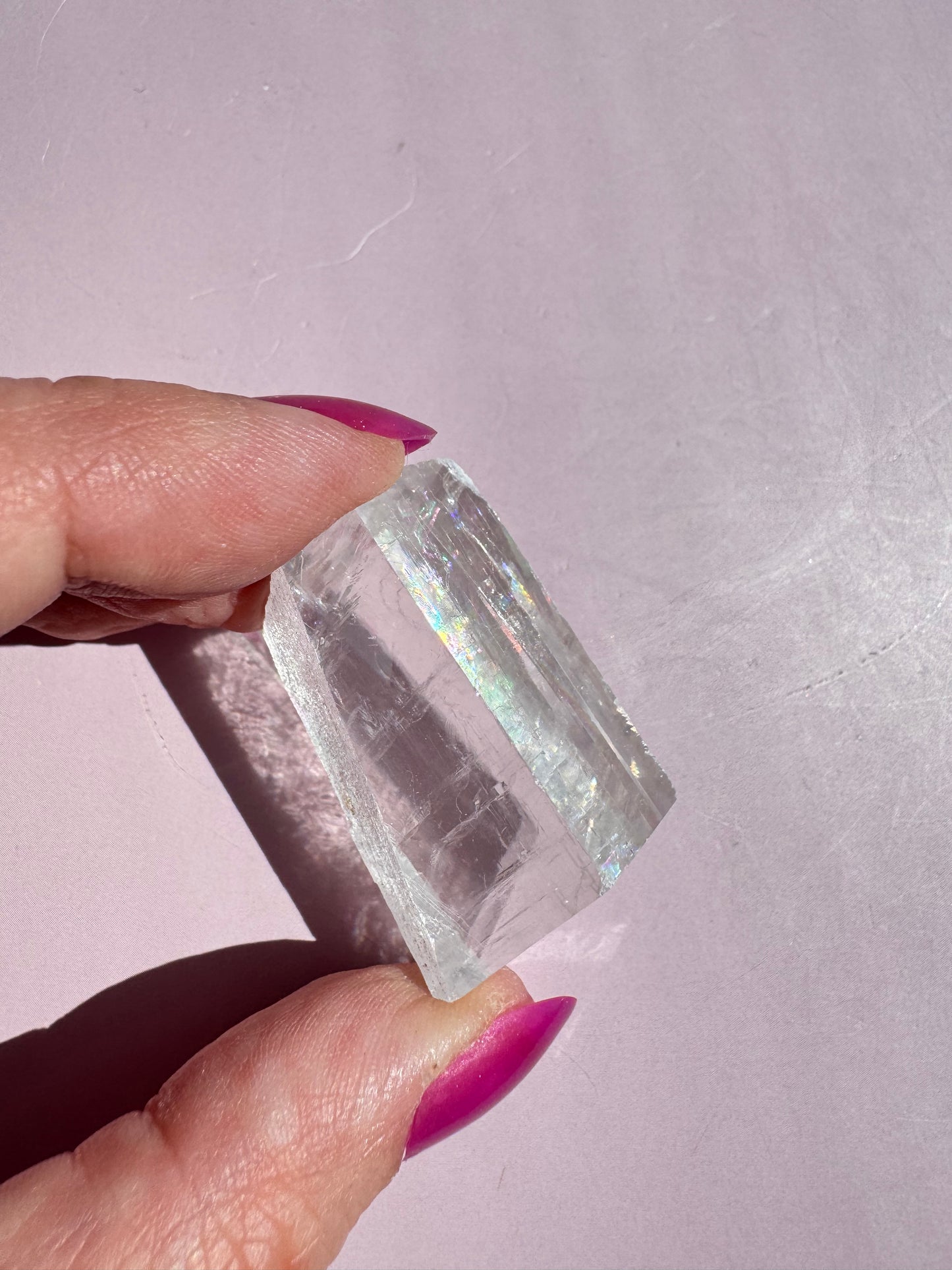 Rainbow Optical Calcite - Item A