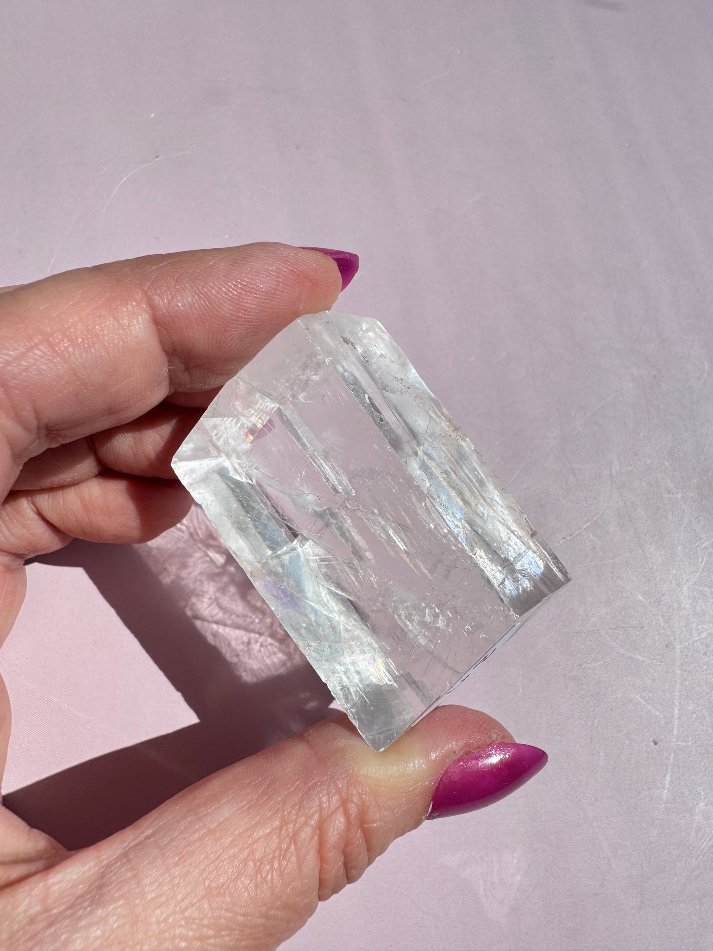 Rainbow Optical Calcite - Item B