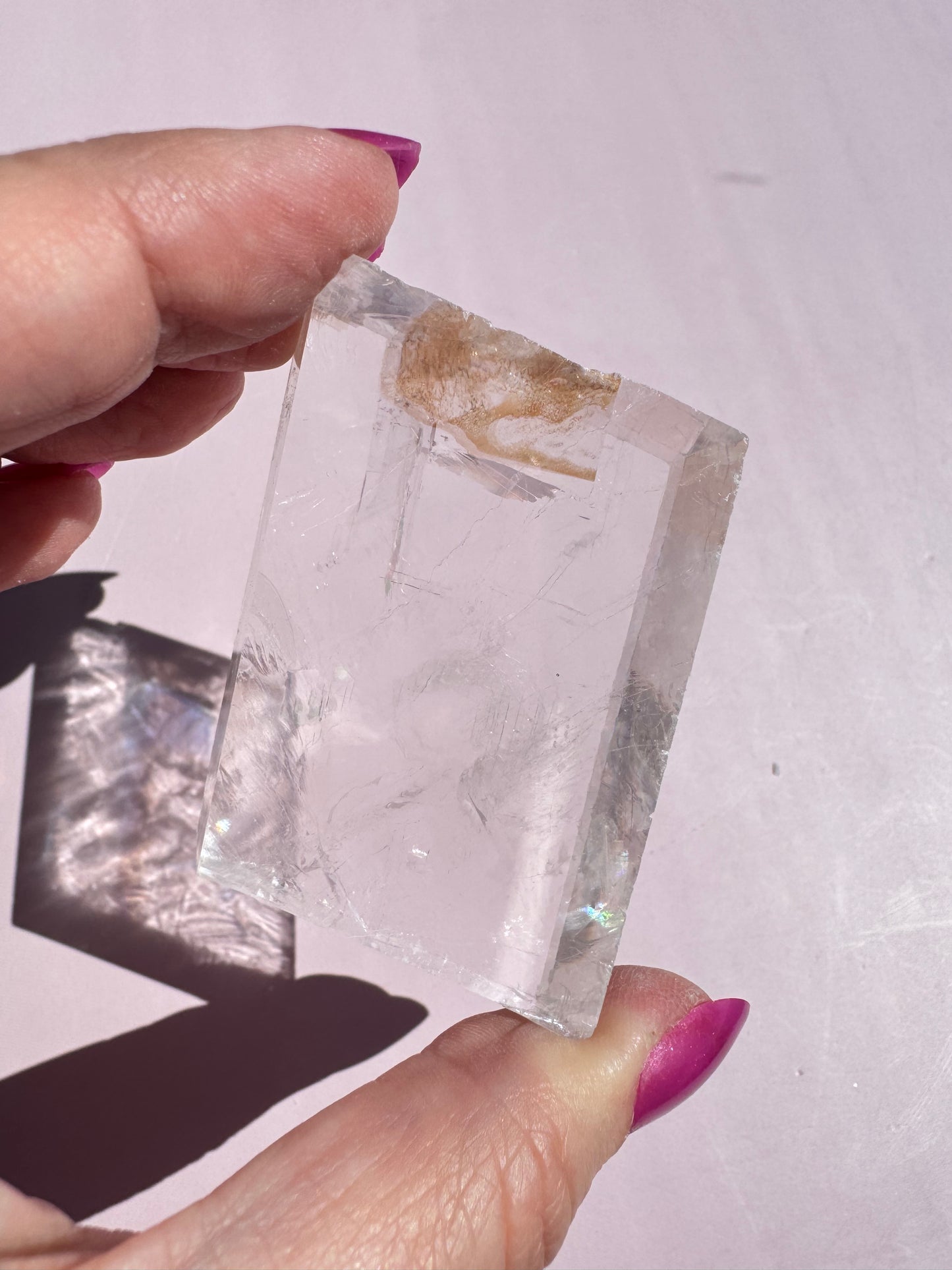 Rainbow Optical Calcite - Item D