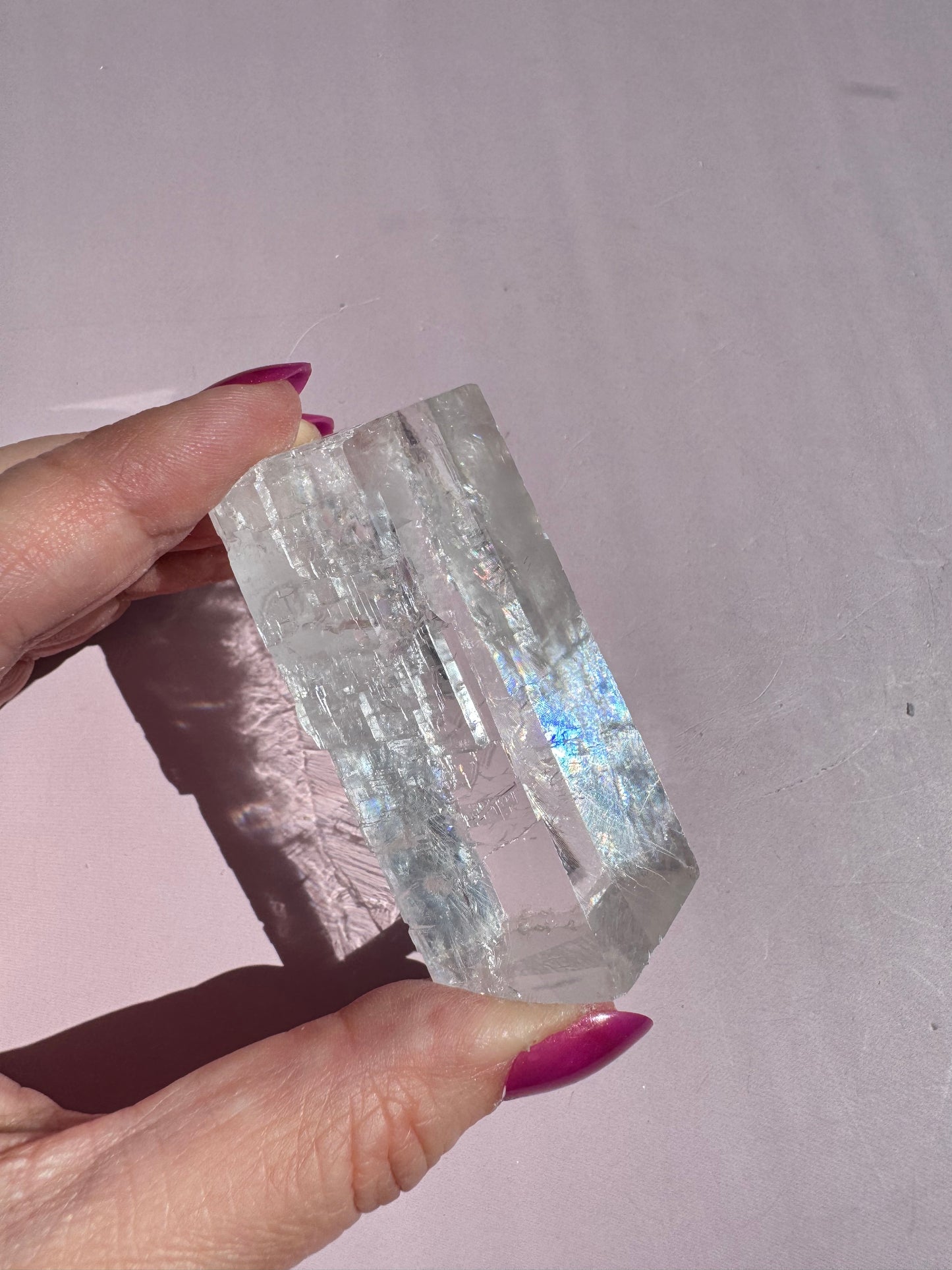 Rainbow Optical Calcite - Item E
