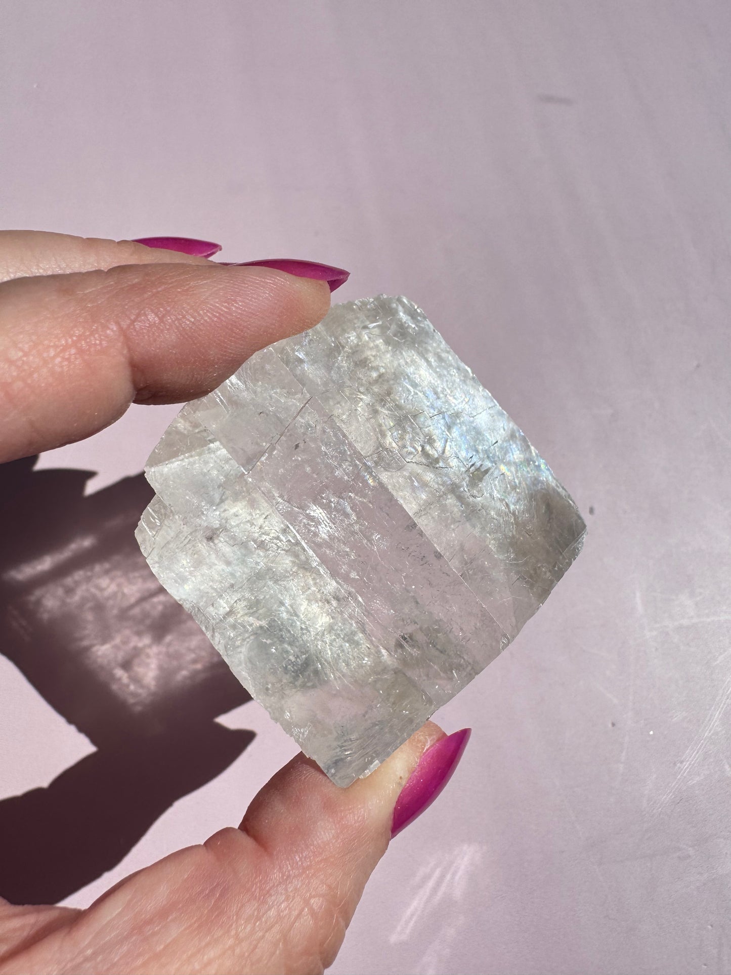 Rainbow Optical Calcite - Item F