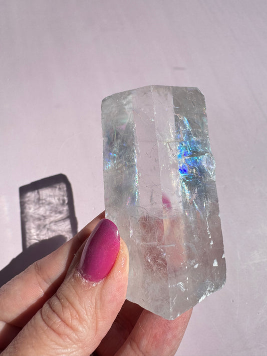 Rainbow Optical Calcite - Item J