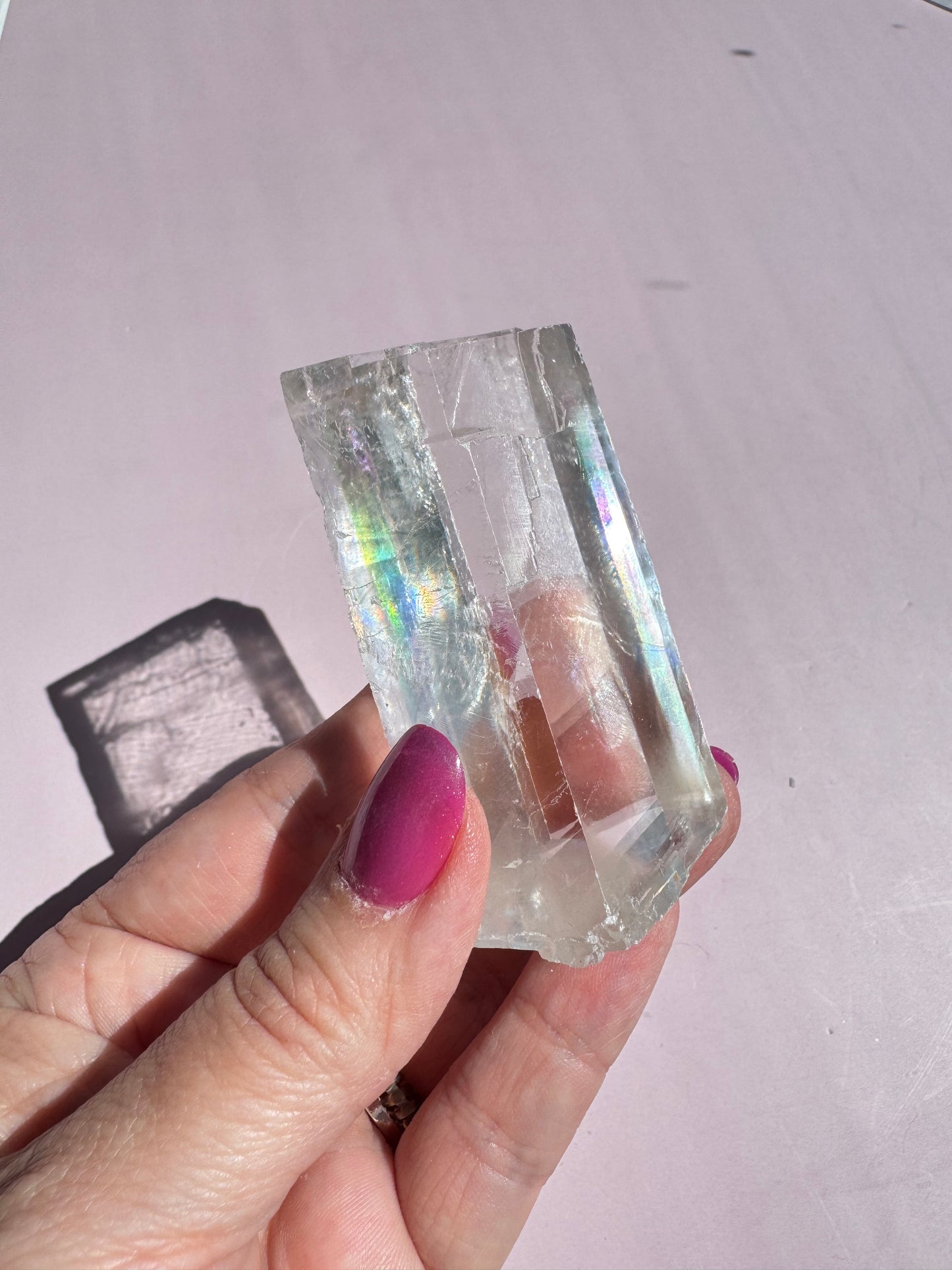 Rainbow Optical Calcite - Item K