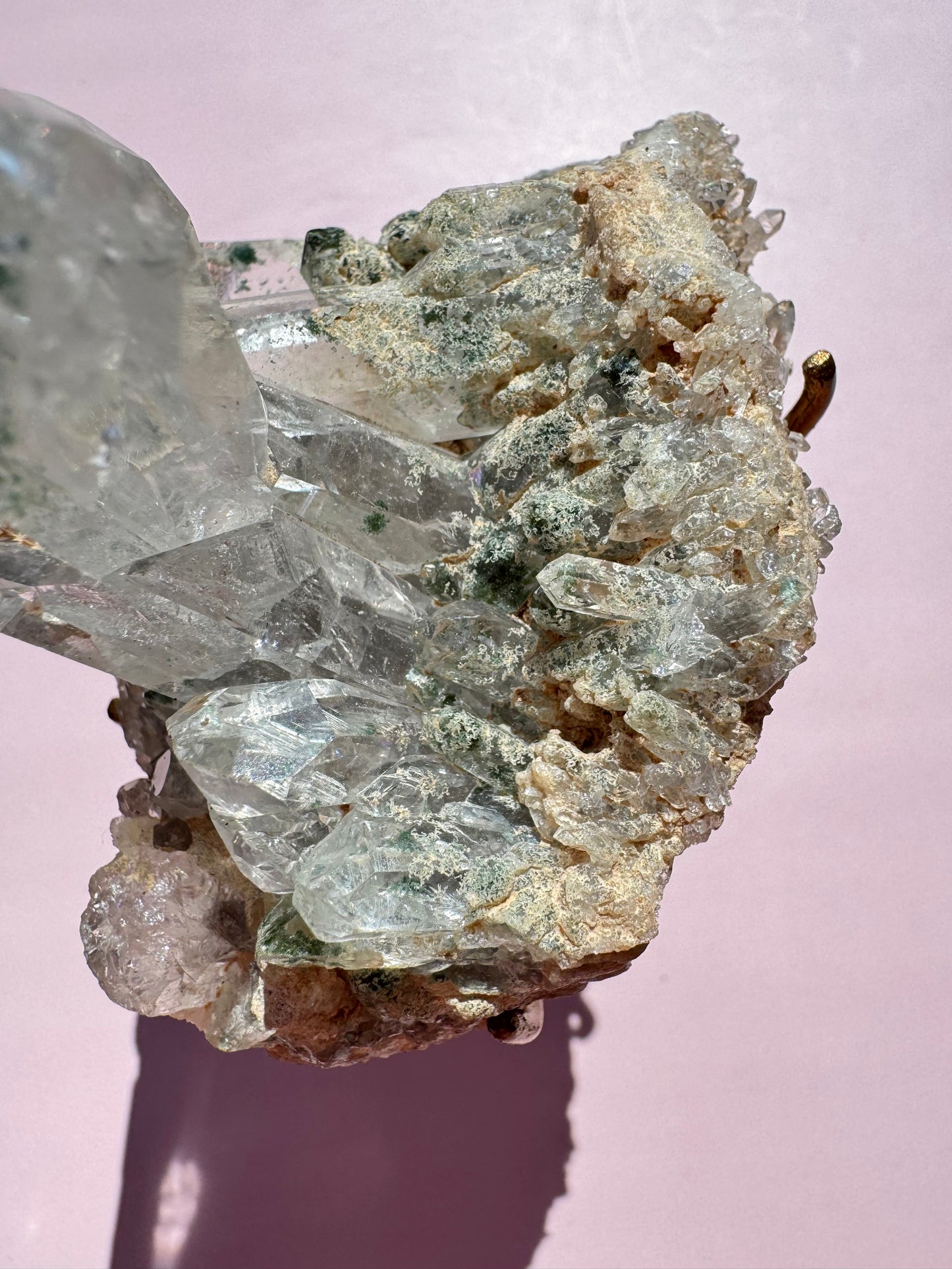 Garden Quartz Raw Cluster from Brazil